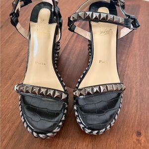 Nice condition Christian Louboutin platforms m.